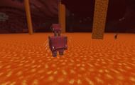 A strider riding a strider (Image via Minecraft)